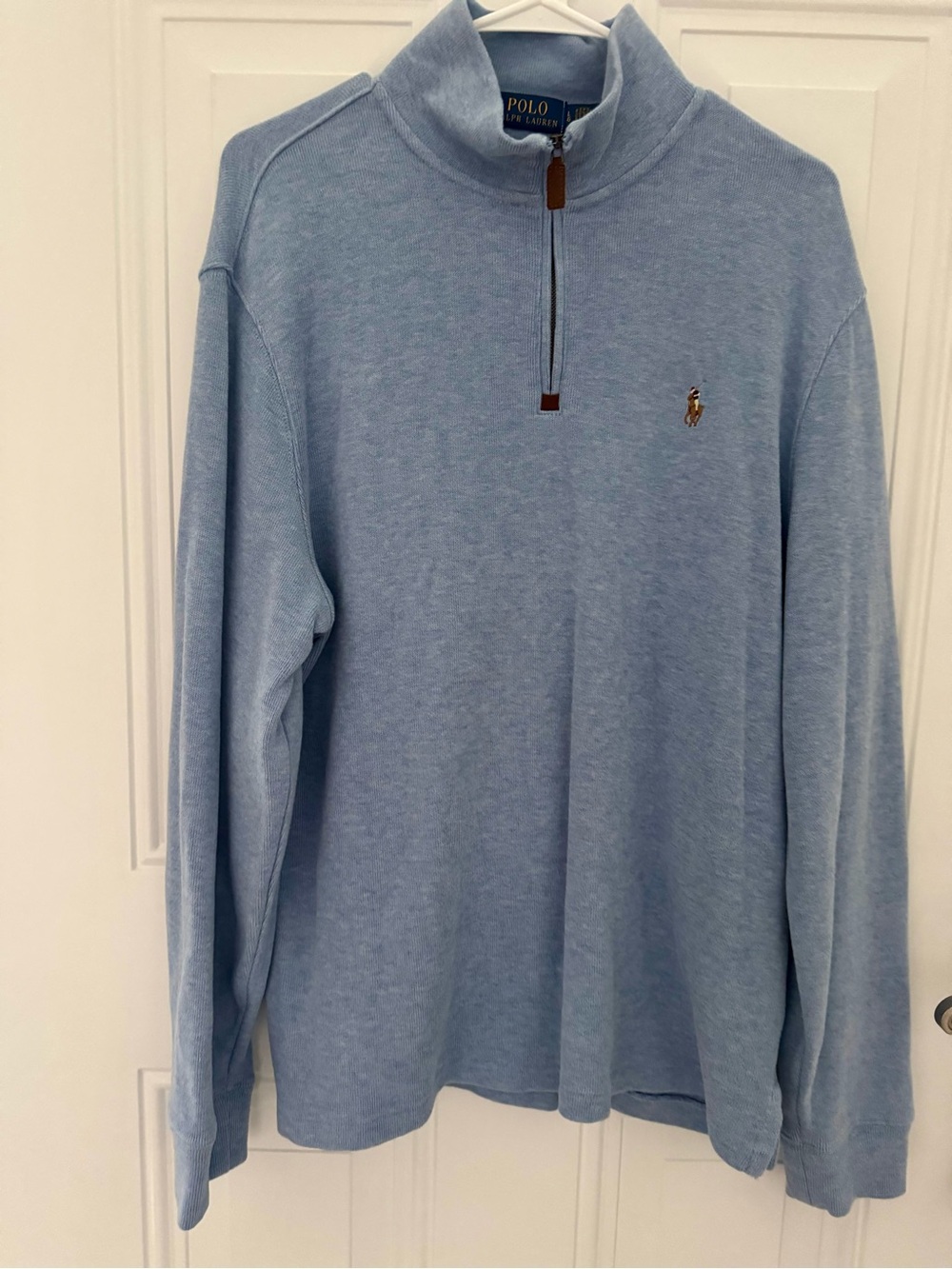 Polo Ralph Lauren Light Blue Quarter-Zip Pullover